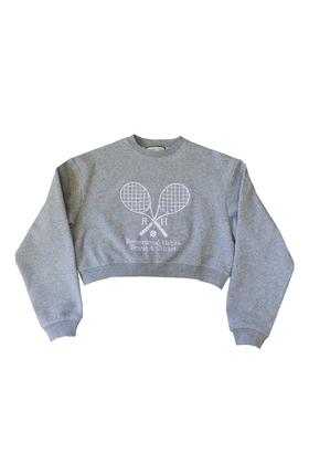 Recreational Habits Williams Cropped Crew- grey 女装 网球 上装  秋冬