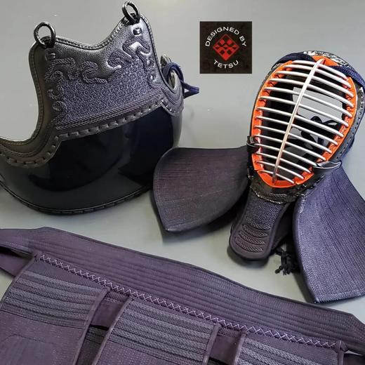 【七星 Designed by TETSU】8mm刺織刺型 並製 日本制 剑道防具 套装 商品图0