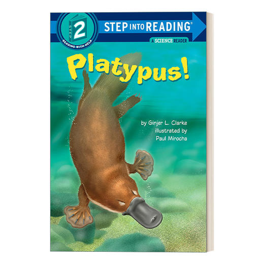 英文原版 Step into Reading 2 - Platypus! 鸭嘴兽 兰登分级阅读2 英文版 进口英语原版书籍 商品图0