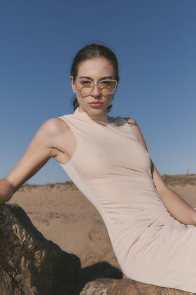 FOR ART'S SAKE LACE 光学眼镜 - taupe