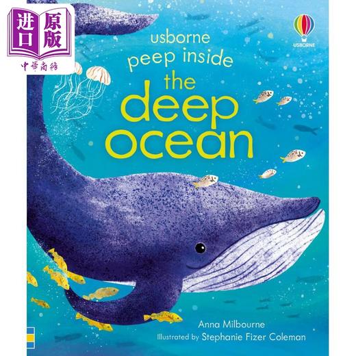 【中商原版】Peep Inside the Deep Ocean尤斯伯恩偷偷看里面：深海 英文原版进口图书 儿童科普绘本 知识百科图书 儿童读物 商品图0