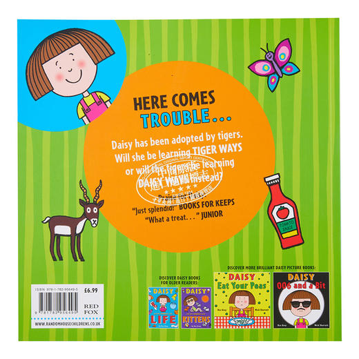 【中商原版】Nick Sharratt Daisy Tiger Ways 尼克萨尔特 虎人黛西 英文原版 儿童绘本 故事绘本 Kes Gray 4-6岁 商品图1