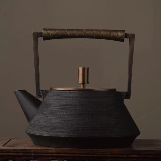 渡和堂铁壶 中国原创纯手工铸铁壶生活美学茶具 生铁茶壶 心源映像 商品图2
