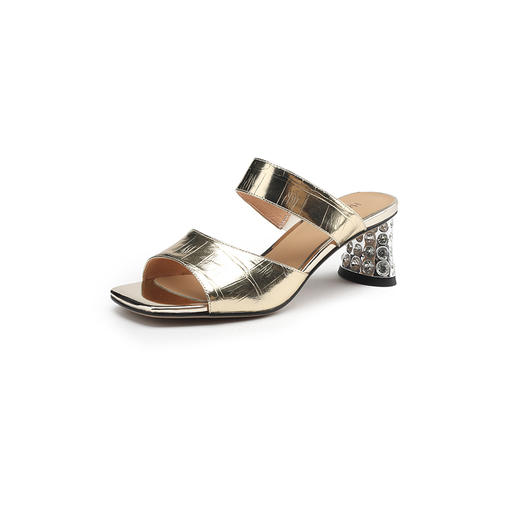 时尚个性，真皮亮面高跟凉拖LD-6368 商品图14