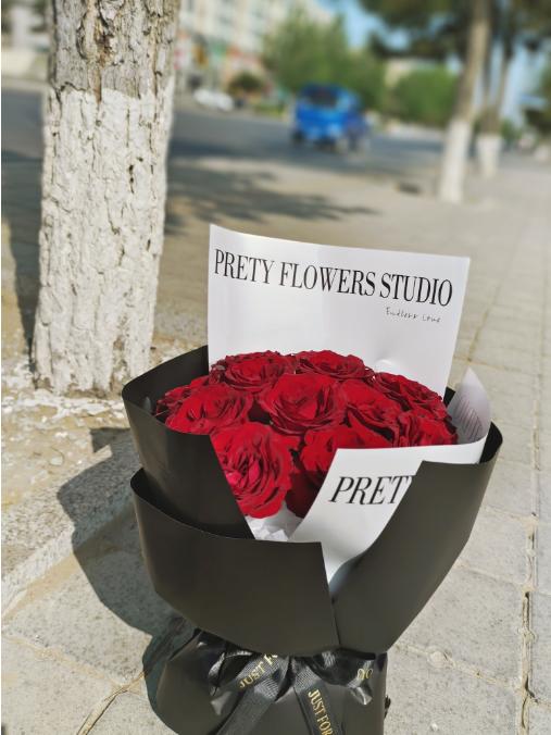 一心一意红玫瑰花束（拼团） 商品图1