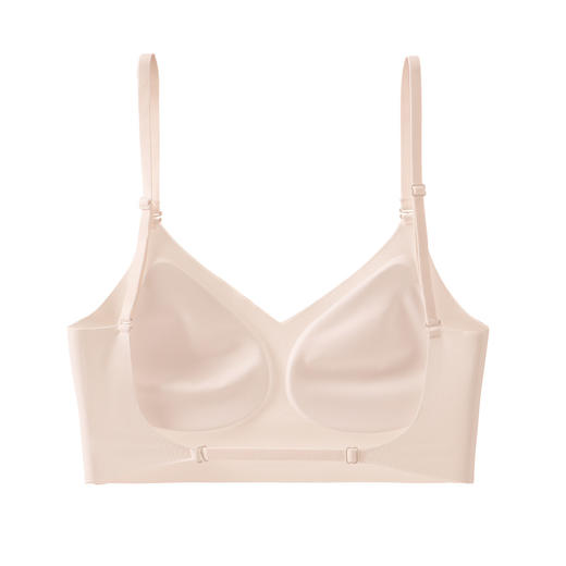 夏季法式无痕大露背内衣女薄款U型美背挂脖隐形多穿法舒适文胸罩TY 000  TY026B 商品图3