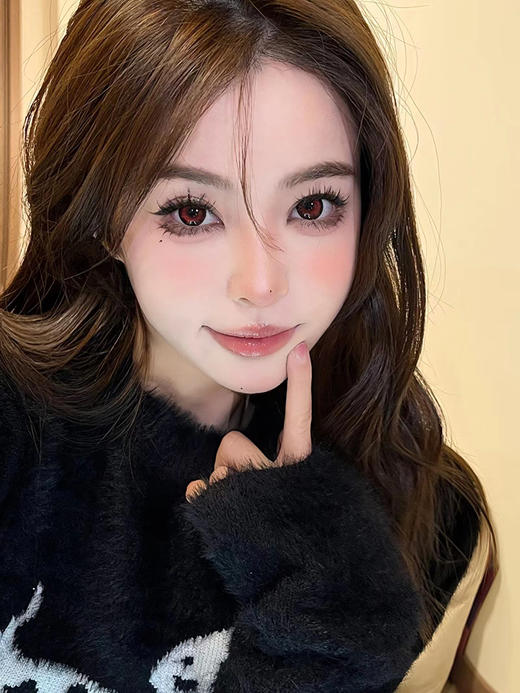 Toastnomi旗下 ·血泣玫瑰&水滴光晕｜14.5mm白狮参考着色中等直径 日抛 商品图11