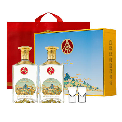 五粮液集团 江山礼 52度浓香型 500ml*2瓶礼盒装 送礼袋[福利品] 商品图0