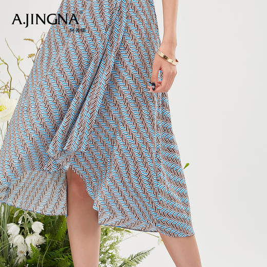 【商场同款】阿菁娜复古飘逸设计感半身裙A30X213027 商品图4