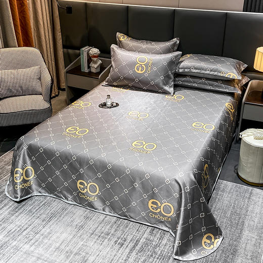 1【YW】无忧购夏季爆款可机洗凉感舒适冰丝提花凉席三件套942272（截单后10天发货) 商品图6