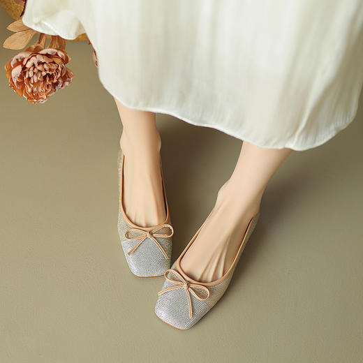 柔软舒适，时尚拼接平底单鞋NX-m1599 商品图5