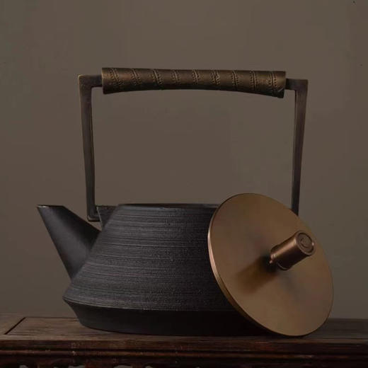渡和堂铁壶 中国原创纯手工铸铁壶生活美学茶具 生铁茶壶 心源映像 商品图3