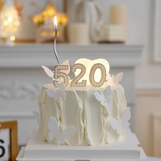 520情人节 发光爱心灯气氛蛋糕 商品图0