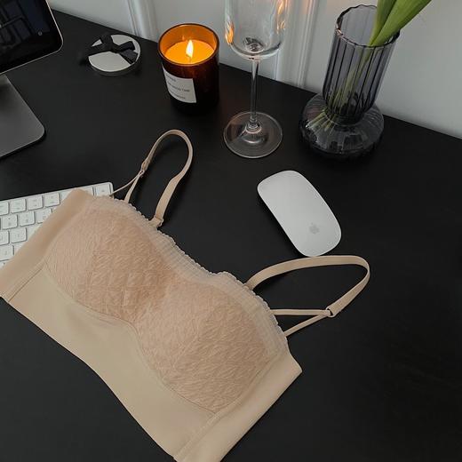 【牢牢扒住 一个字“稳”！抹胸内衣】不塌杯，无痕无钢圈任意卷，防止下垂海藻润肤yijun乳胶棉罩杯，黑科技液态双层防滑，抹胸无肩带内衣，女薄款无痕隐形防走光文胸粉丝专属 商品图5