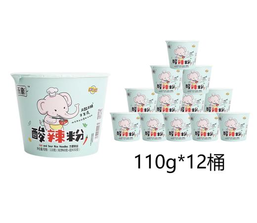 和象酸辣粉110g*12桶 商品图0