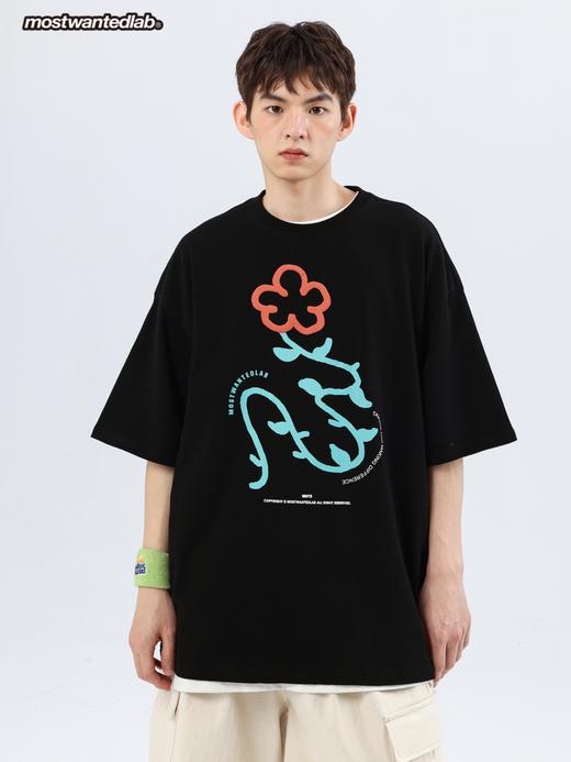 mostwantedlab彩虹/MWL-2212014/潮牌发泡印花短袖t恤 商品图2