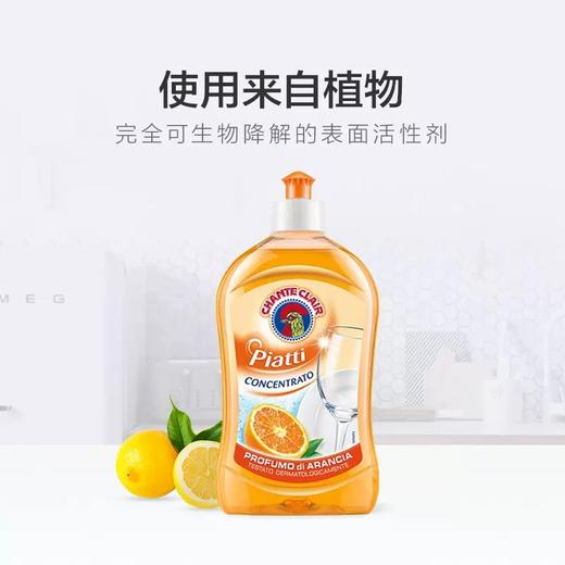 大公鸡管家 香橙味洗洁精500ml 商品图3