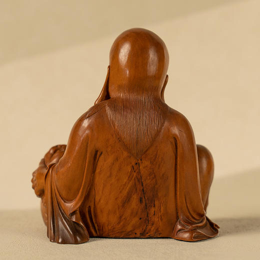 清 黄杨木雕刘海戏金蟾 商品图1