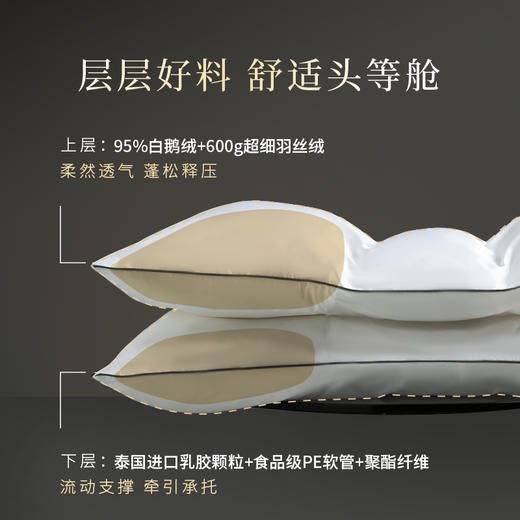 【6F】堂皇  睡眠魔法鹅绒多功能枕--原创专利设计 商品图3