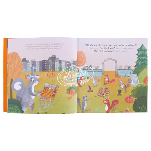 【中商原版】Marney's Pumpkin Mix-Up 傻松鼠的故事2 南瓜的故事 儿童故事绘本 英文原版进口图书 动物主题图画书 万圣节童书 商品图4