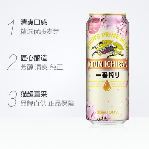 麒麟一番榨樱花啤酒500ml（AA） 商品图4
