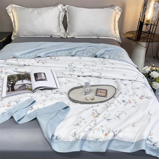 【下架】自然醒50支天丝夏凉被可水洗可机洗天丝夏被空调被子丝棉被芯夏天薄款KY 商品图5