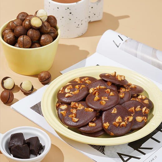 【送礼零食】榴莲坚果脆 & 夏威夷可可脆 铁盒装200g 商品图4