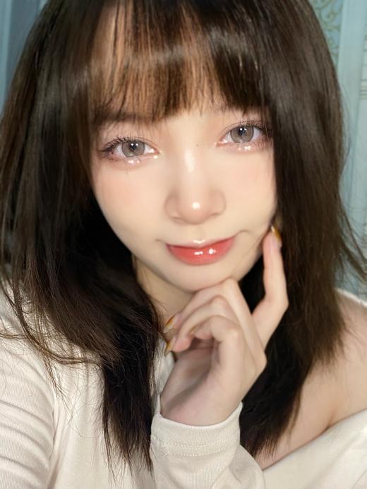 【中直径】VOKIVOKI-奶油雾灰-14.2mm【年抛 0-1000度 无525/575】 商品图3