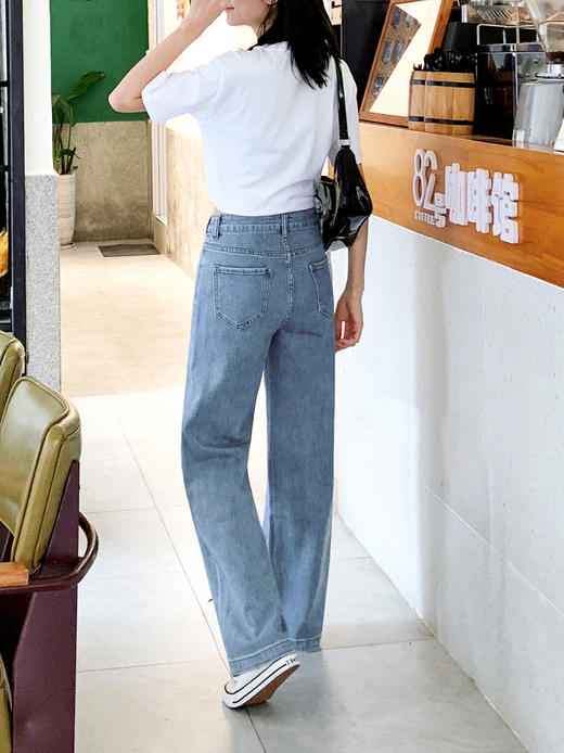 女牛仔直筒裤83725 商品图4