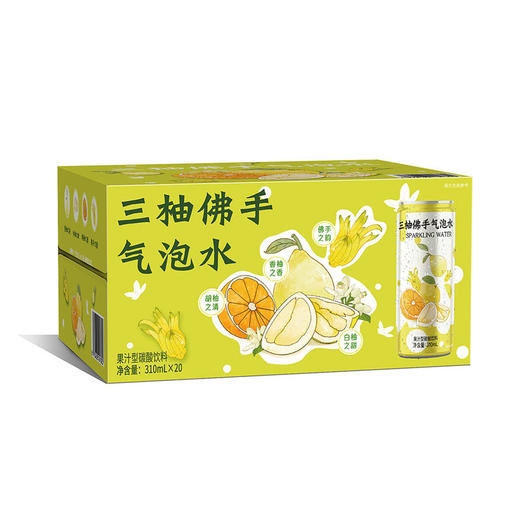 MM 山姆 DRINKSBA三柚佛手气泡水 310ml*20 商品图5