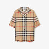 BURBERRY 巴宝莉 女士 Vintage 格纹丝质睡衣式短袖衬衫 格子 8052749 A7028 商品缩略图0
