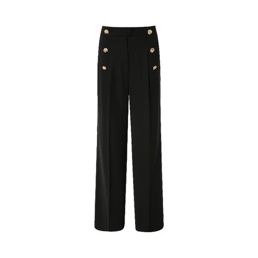 EITIE爱特爱秋季新款女时尚休闲高腰女装长裤子6705403 商品图5