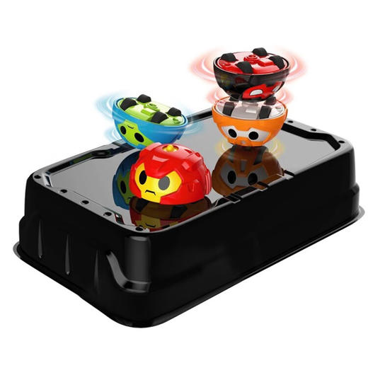 婴侍卫（BBG）儿童旋转Q车趣味对战玩具套装 301007（1-3） 商品图6