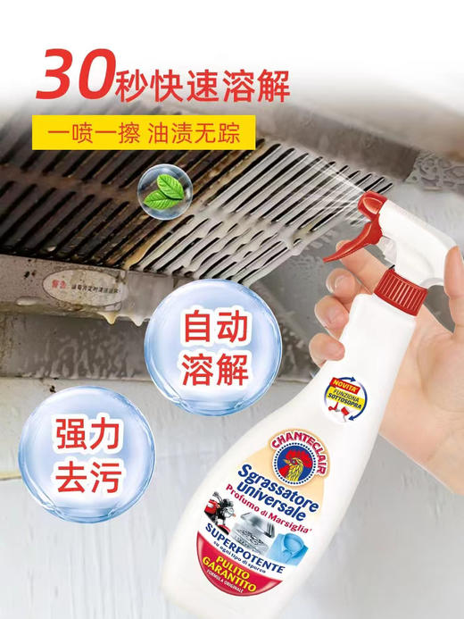 大公鸡意大利进口万能厨房重油污清洁剂（600ml） 商品图0