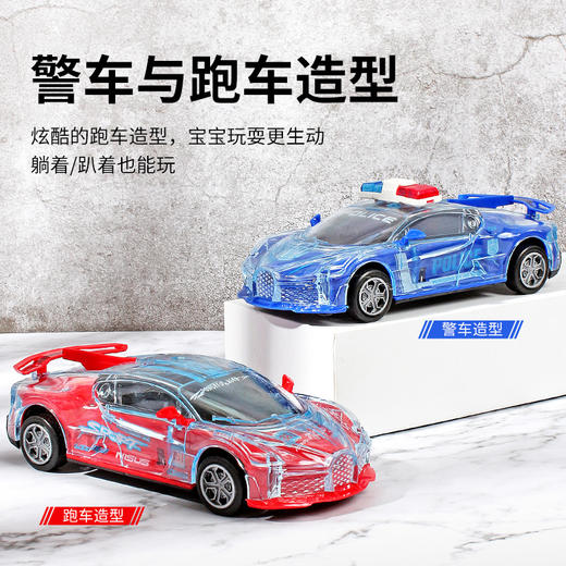 【六一热卖榜】儿童电动玩具车！万向车警车，惯性跑车模型，男孩灯光音乐，给宝宝一场快乐的车模游戏！带上宝宝一起感受无限乐趣！快来选购吧，热卖不容错过！ 商品图2