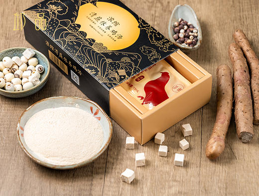 邱品 四神茯苓粉 山药茯苓芡实莲子粉 22克*14包 低温烘焙，粉质细腻，每日一包 商品图6