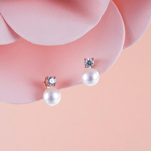 子佩集S925银珍珠耳钉【EM1461-XF】2305 商品图2