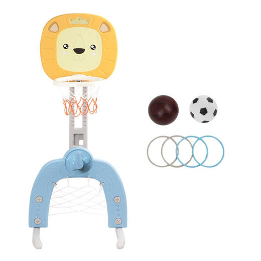 婴侍卫（BBG）儿童可升降篮球架运动玩具 三合一运动玩具 SMALQJ08 商品图0