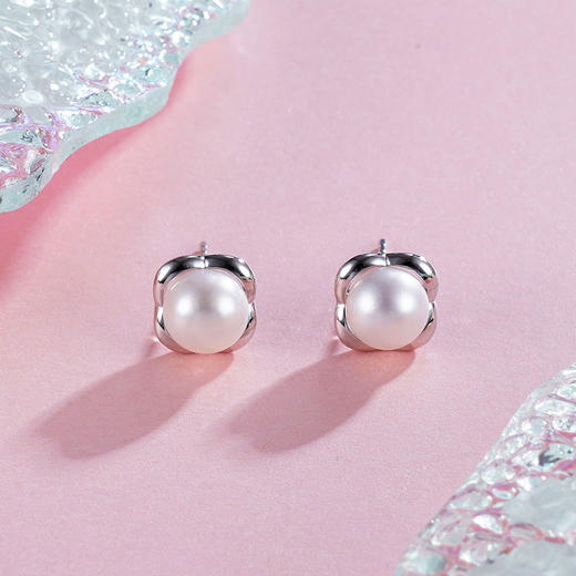子佩集S925银珍珠耳钉【EM1197-XF】 商品图3