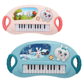 婴侍卫（BBG）多功能卡通趣味电子琴玩具