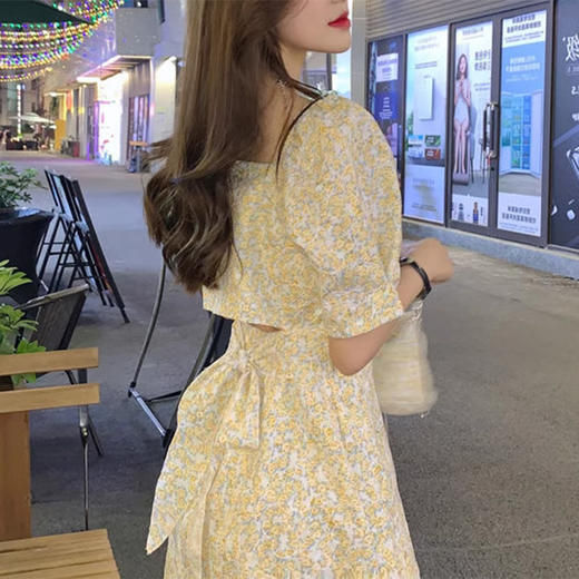 裁缝学苑AS38 新款碎花连衣裙纸样裙子短法式泡泡袖女打版裁剪板 商品图3