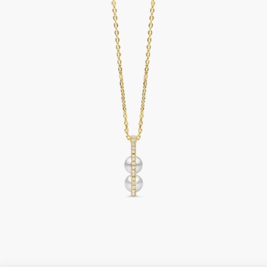 北京仓｜Polar Jewelry-BAHATI-白锆石 珍珠 项链［丹麦设计师］ 商品图0