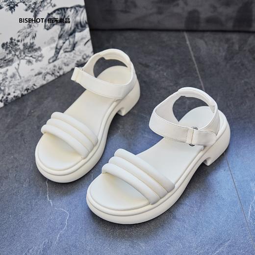 新品特材舒适松糕百搭休闲凉鞋394B32548 商品图5