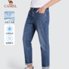 骆驼男装休闲长裤2025春季新款时尚男士牛仔裤弹力透气直筒裤子男 M13BA1S088 商品缩略图0