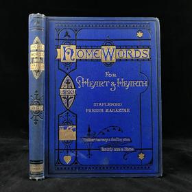 1893年 家庭箴言杂志 约百幅插图 漆布精装16开