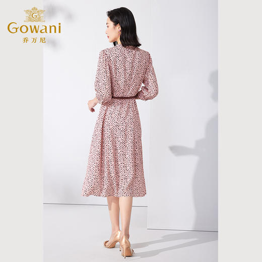 乔万尼真丝桑蚕丝连衣裙夏收腰裙ET2E216 商品图4