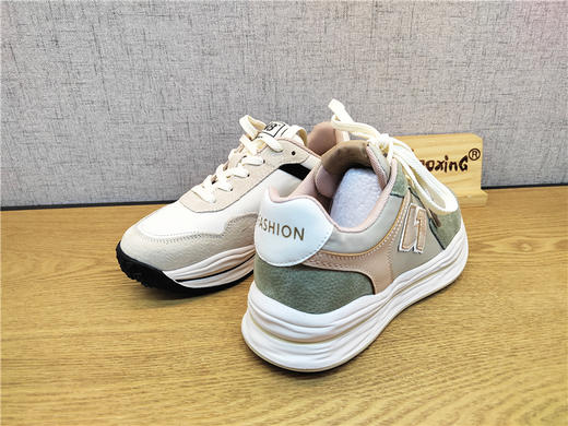 2022豪行春季新款22125815真皮时尚休闲低跟运动女鞋单鞋专柜正品 商品图3