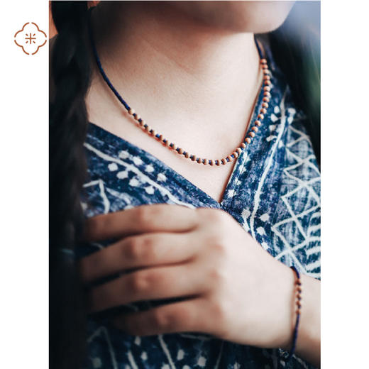 照着莫迪里阿尼的作品做的项链/手链  简单素净  和牛仔裤般配 商品图0