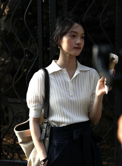 女反领露空上衣8665 商品图4