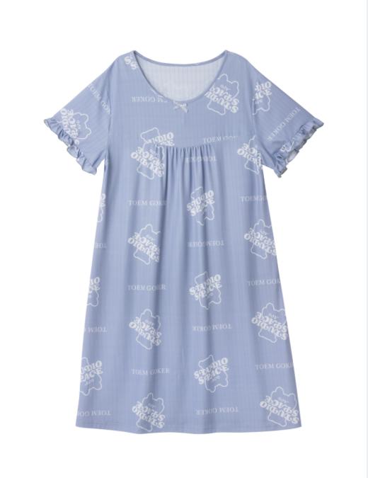 【29元限时秒杀】【秀黛】女童印花针织短袖裙女童家居服睡裙H2440007T【专柜同款】【如遇缺货自动退款，介意勿拍】 商品图6